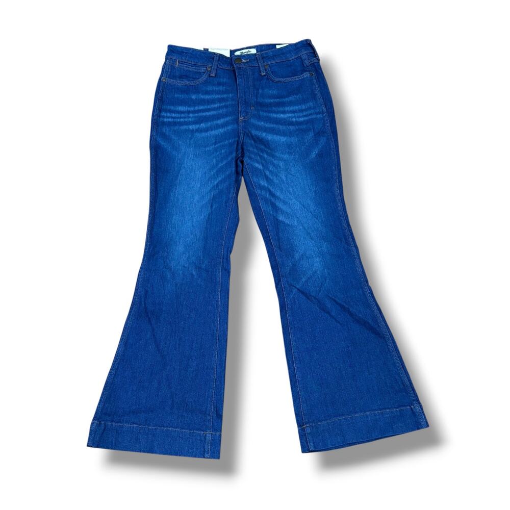 NWT Wrangler Women’s Size 30x30 Retro Bailey Blue High Rise Trouser Jeans